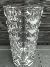Vintage. Grand vase en cristal