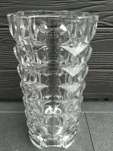 Vintage grand vase cristal - vintage.,