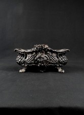 Ancienne jardinière en fonte noire style Rocaille fin XIXème