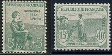 TIMBRES 1917-18  FRANCE