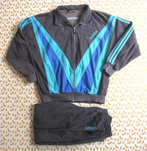 Survetement adidas velour s - velour, 90's