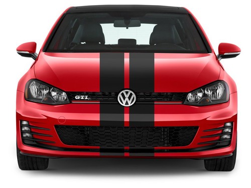 Double bande noir mat - mat, stripe