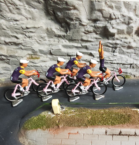Cycliste miniature 43e - cycliste, 1/43e