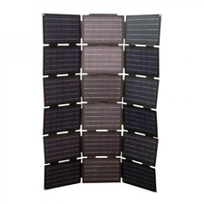 Chargeur - panneau solaire pliable 150w - 42v pour batterie connectique leader
