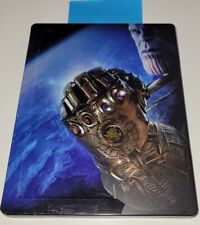 Blu-ray 3D+Blu-ray - Avengers Infinity War - Steelbook Boîtier Métal - Bon État
