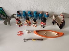 Lot playmobil guerrier indien - lot,