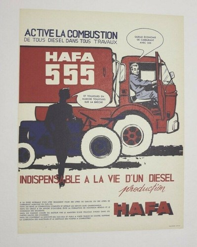 Affiche ancienne litho hafa - litho,