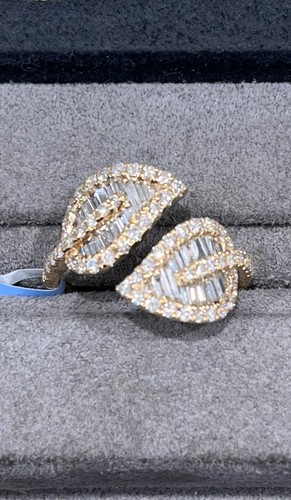 14k jaune diamant double - 14k, or