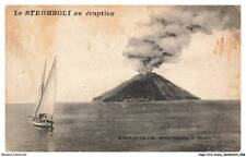 AQGP10-0613-ITALIE - le stromboli en éruption