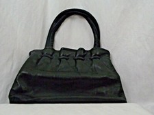 Sac souple en  agneau noir des