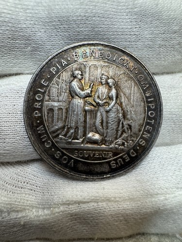Médaille mariage argent - mariage,