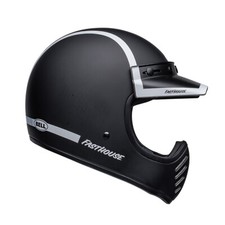 Casque Intégral Bell Moto-3 Fasthouse Old Road Moto Noir/Blanc Mat/Brillant