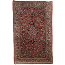 Tapis Ancien Asiatique Coton