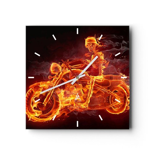 Horloge murale verre - en,