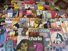 Lot de 51 magazines Charlie Mensuel (1970-1980)  - Presse vintage