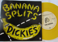 THE Dickies   Banana Splits  45T Punk  UK   Vinyle jaune