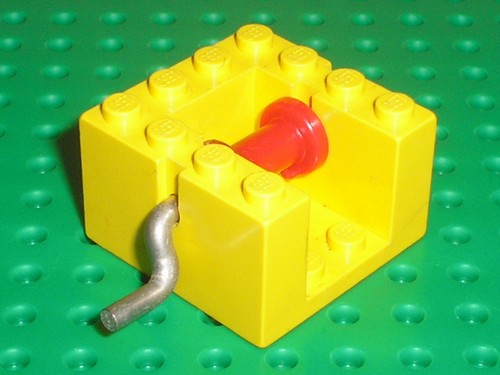 Treuil lego vintage yellow - lego,