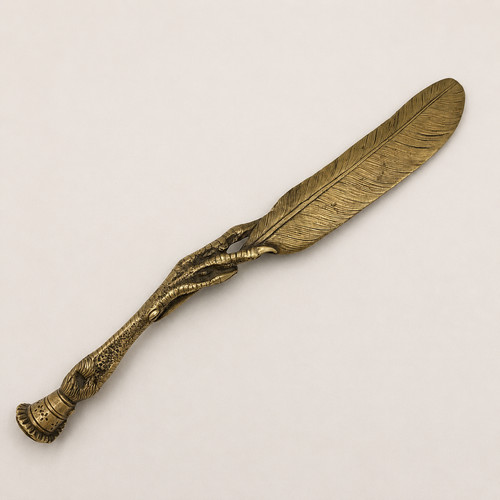 Ancien coupe papier sceau - ancien,