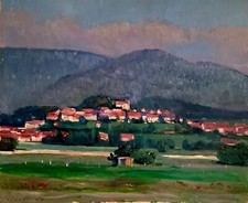 Armand ROUILLER (1901-1977) peintre suisse, Huile sur panneau