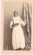 Femme algerienne kabyle Photo CDV Famin Alger Algérie circa 1870