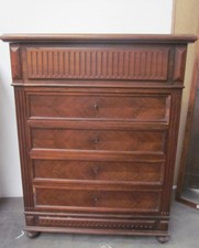 COMMODE LAVABO EN PALISSANDRE NAPOLEON III