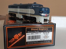 MTH HO 2 rails 80-2283-1 loco diesel ALCO PA - A, Missouri Pacific, digital TBE