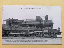 cpa Coll. Fleury PARIS Railway TRAIN rapide LOCOMOTIVE Type Réseau PLM 1906