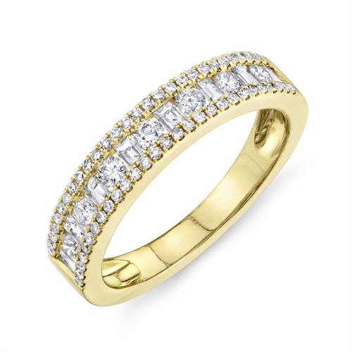 Bague diamant ronde 14k - diamant, or