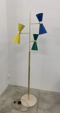 Lampadaire trépied diabolo - lampadaire,