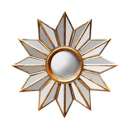 Miroir fleur soleil convexe