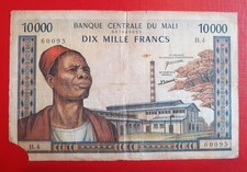 10 000 Francs du MALI / AFRIQUE 1970