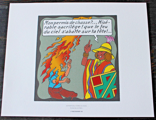 Litho libris tintin extrait - litho,