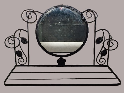 Patère miroir porte manteaux