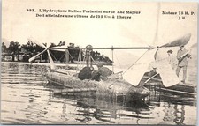 AVIATION - Hydroplane Forlanini sur le lac majeur