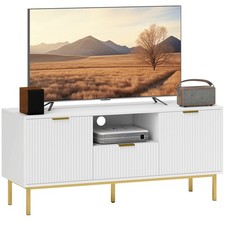 HOMCOM Meuble TV 120x39x54cm