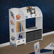 Joyz Bibliothèque pour chambre enfant organisateur jouets livres 8 compartiments