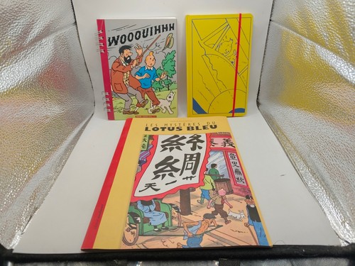 Lot objets tintin agenda - lot,