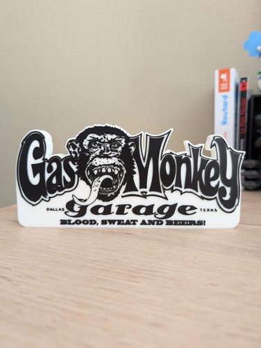 Logo gas monkey - gas, plaque