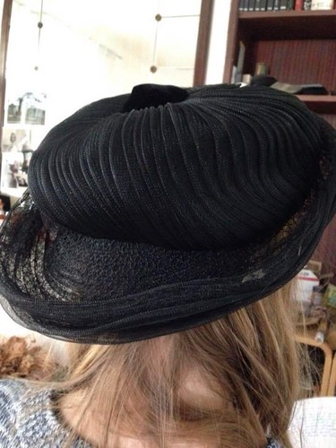 Chapeau vintage retro - chapeau, 54