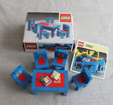 Lego homemaker 290 salle à manger table et chaise vintage 70's