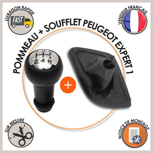 Pommeau soufflet levier de - +,