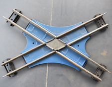 TRAINS HORNBY SERIE ECART. O CROISEMENT 2 RAILS EN METAL MODELISME FERROVIAIRE