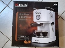 machine à café expresso  K.litech capacité 5 tasses avec rangement à tasses