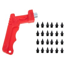  1 ensemble de chaussures antidérapantes Spike Golfs Shoe Nail Nail Carbon Steel