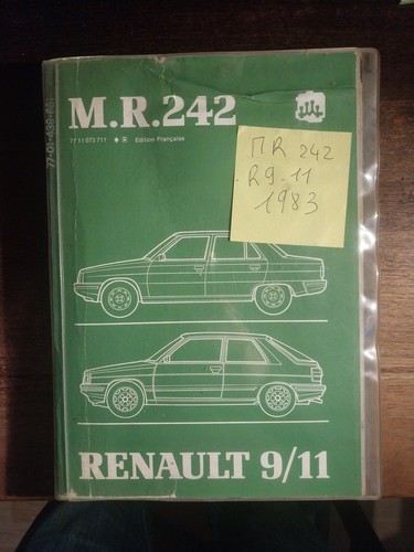 Manuel reparation renault 11 - renault, 9