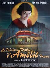 AMELIE POULAIN - STYLE B - TAUTOU / PARIS CAFE - ORIGINAL LARGE FRENCH POSTER