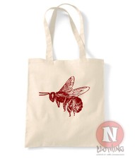 Sac Tote Abeille Apiculteur Miel Ruche Shopping 100% Coton Écologique