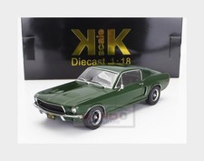 1:18 KK SCALE Ford Usa Mustang Gt Fastback Coupe 1968 Green KKDC181391