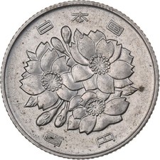 Japon, Hirohito, 100 yens, année 43 (1968), cuivre-nickel, SS, KM:82