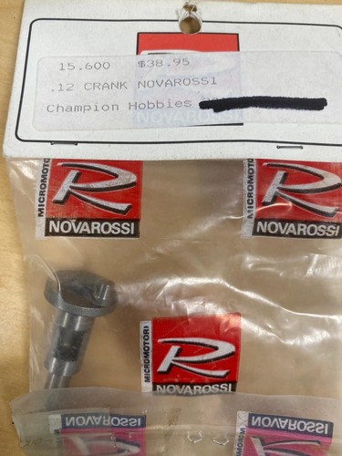 Novarossi crankshaft - .12,